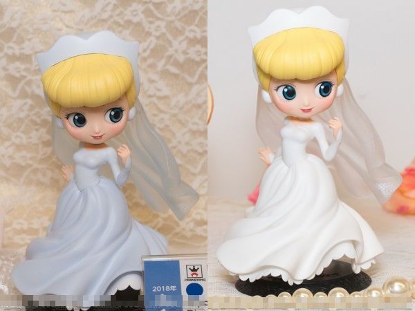 Cinderella Dreamy Style - Normal Color ของแท้ JP - Q Posket Banpresto [โมเดล Disney]