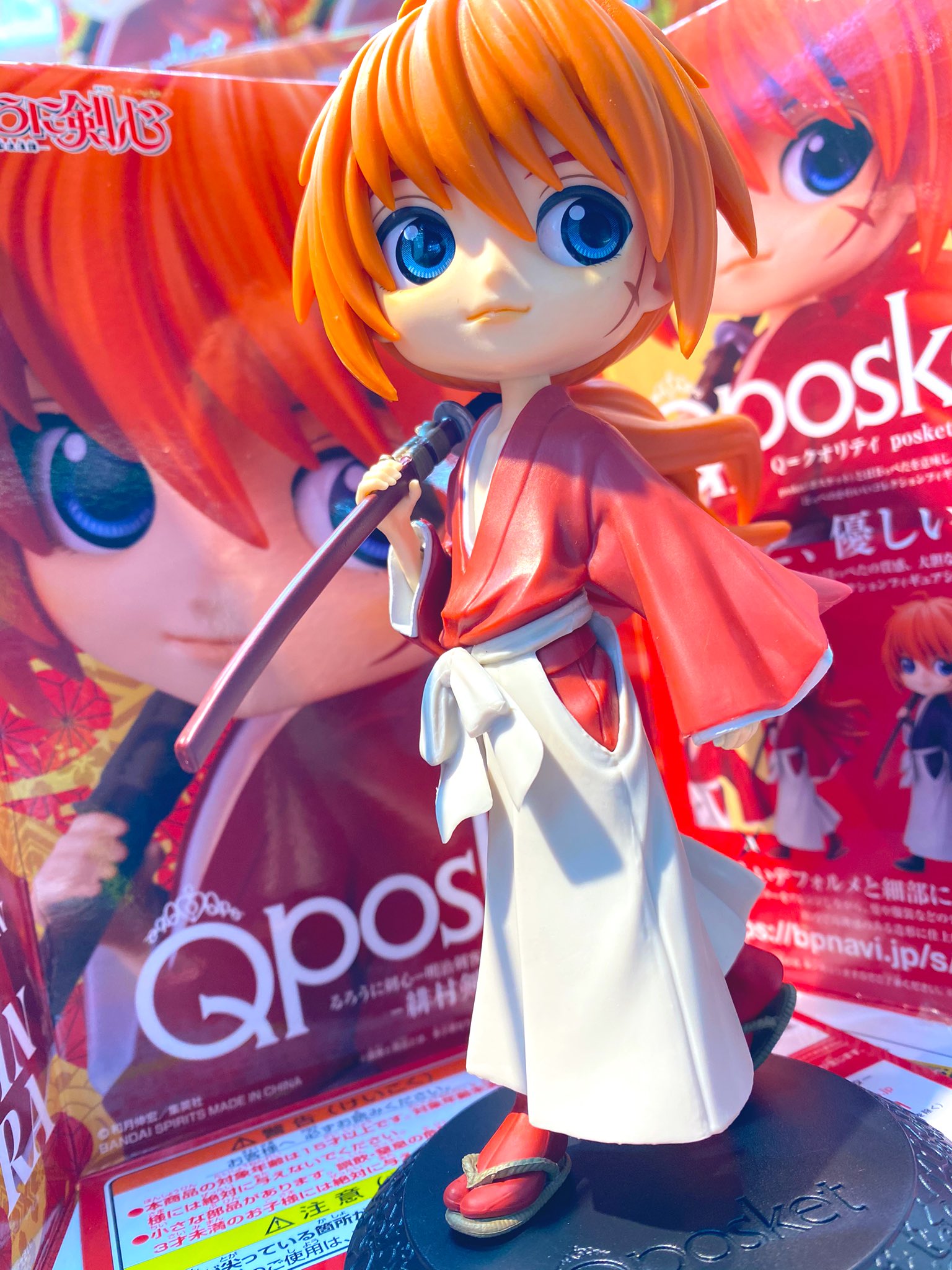 Kenshin ของแท้ JP - Q posket Banpresto [โมเดล Rurouni Kenshin]