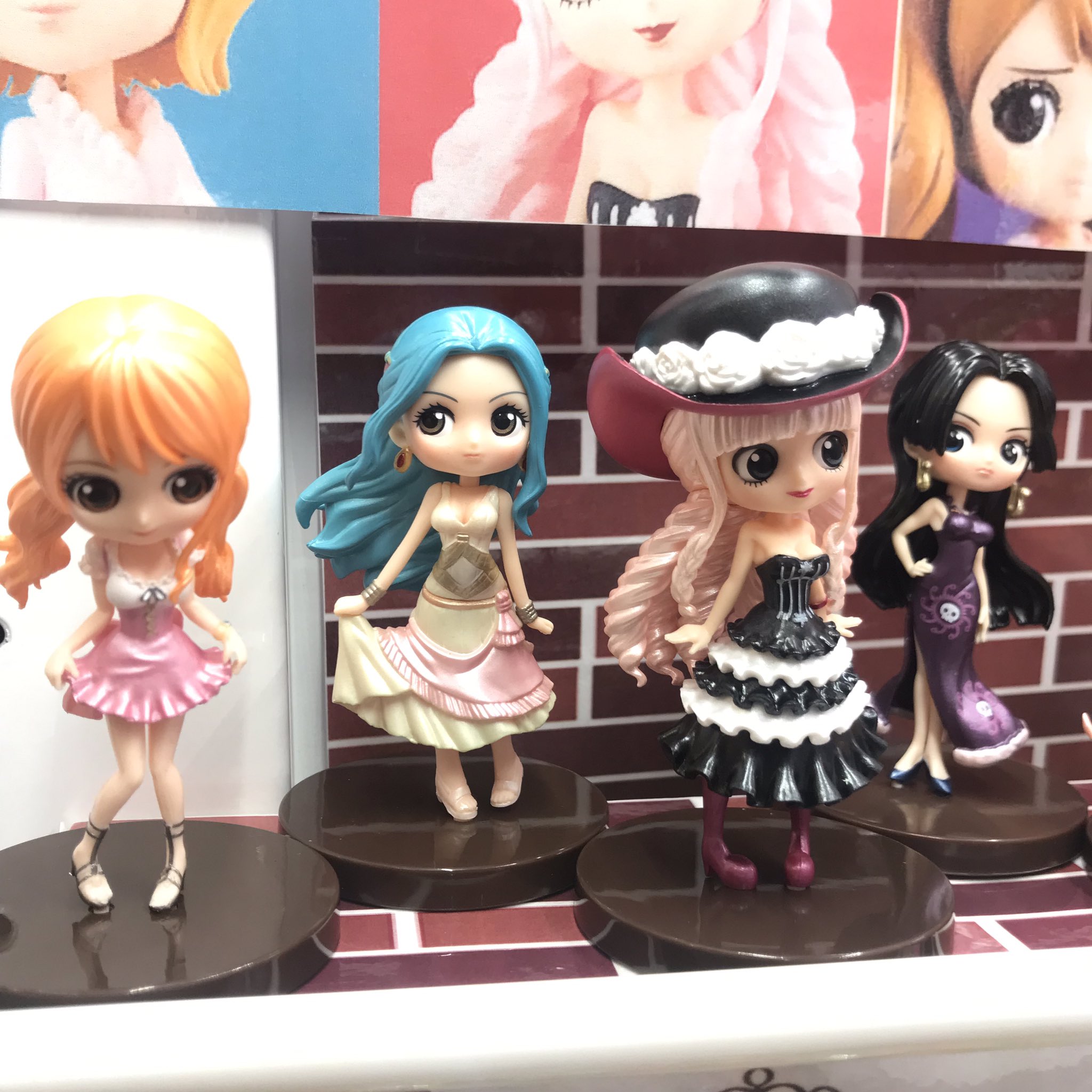 Girls Festival Set ของแท้ JP แมวทอง - Q Posket Petit Banpresto [โมเดลวันพีช] (9 ตัว)
