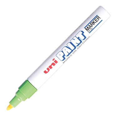 ปากกาเพ้นท์ [UNI PAINT] PX-20 2.2-2.8 มม. เขียว