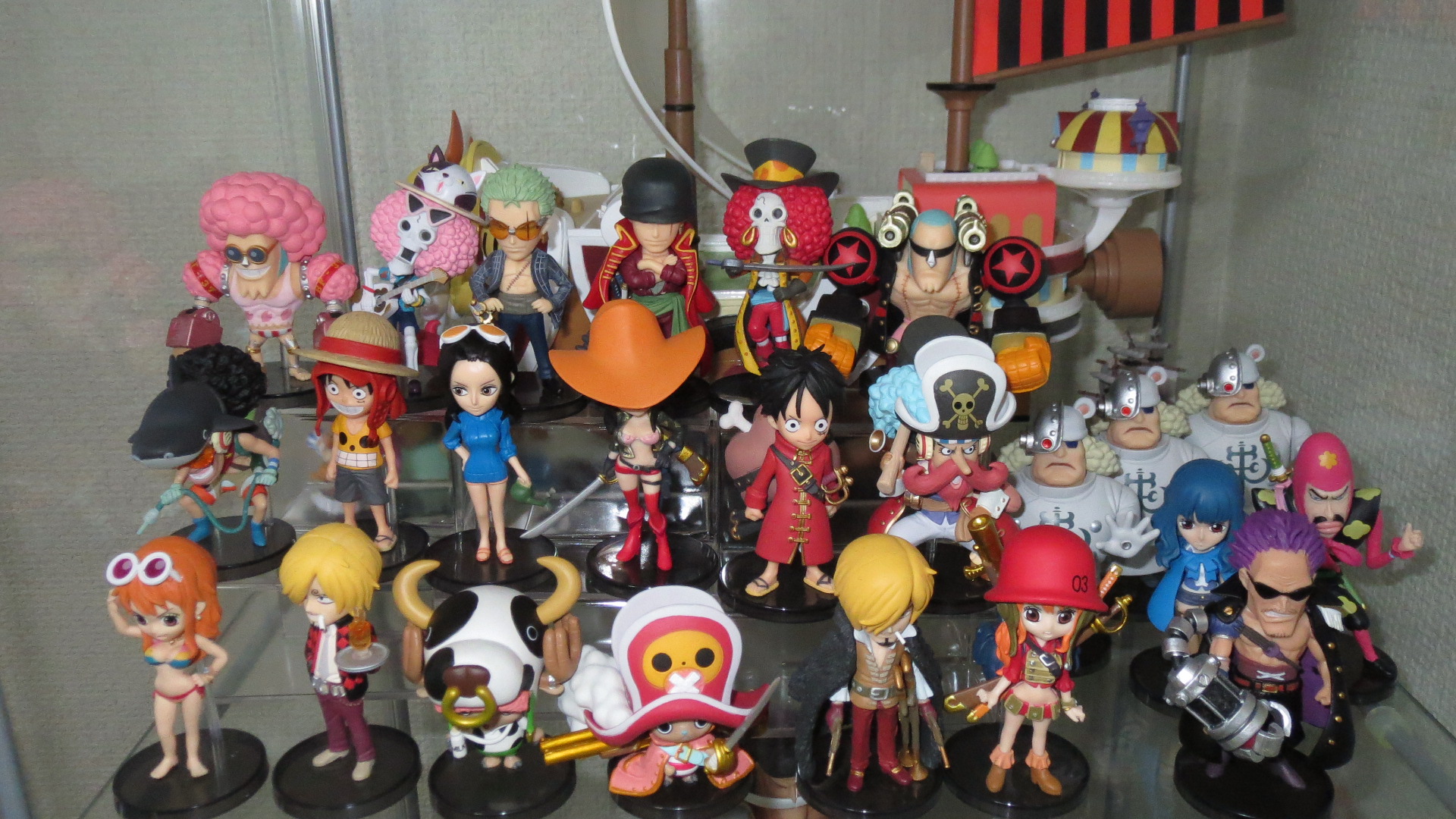 Straw Hat Pirates Film Z Set ของแท้ JP แมวทอง - WCF Banpresto [โมเดลวันพีช] (9 ตัว)