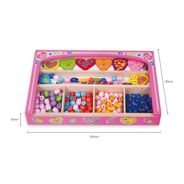 สร้อยคอหัวใจ ของเล่นเสริมพัฒนาการ, ของเล่นเด็กอนุบาล, สื่อการสอนเด็กอนุบาล พร้อมส่ง