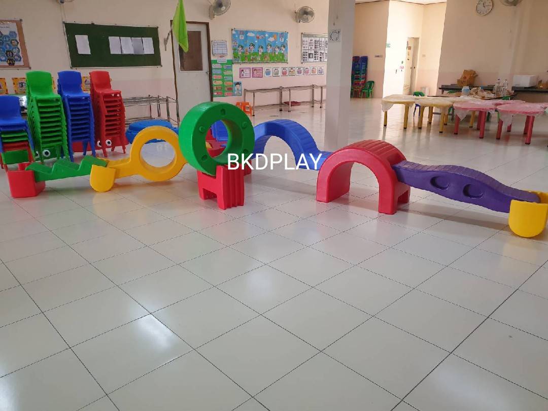 สะพานหรรษาของเล่น , ทางเดินฝึกการทรงตัว, การเคลื่อนไหว ของเล่นเสริมพัฒนาการ ของเล่นสนาม คิดค่าส่งตามจริง