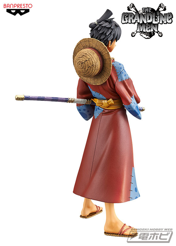Luffy Wano ของแท้ JP แมวทอง - Grandline Men Banpresto [โมเดลวันพีช]