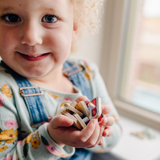 จิ๊กซอว์ไม้ จิ๊กซอว์หมุด รุ่นตัวอักษร 26 ชิ้น Melissa & Doug พัซเซิลไม้,ของเล่นเสริมพัฒนาการ,ของเล่นเด็ก,สื่อการสอน,อนุบาล,พร้อมส่ง