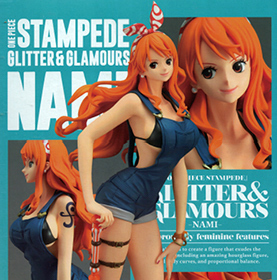 Nami Stampede Special Color ของแท้ JP แมวทอง - Glitter & Glamours Banpresto [โมเดลวันพีช]