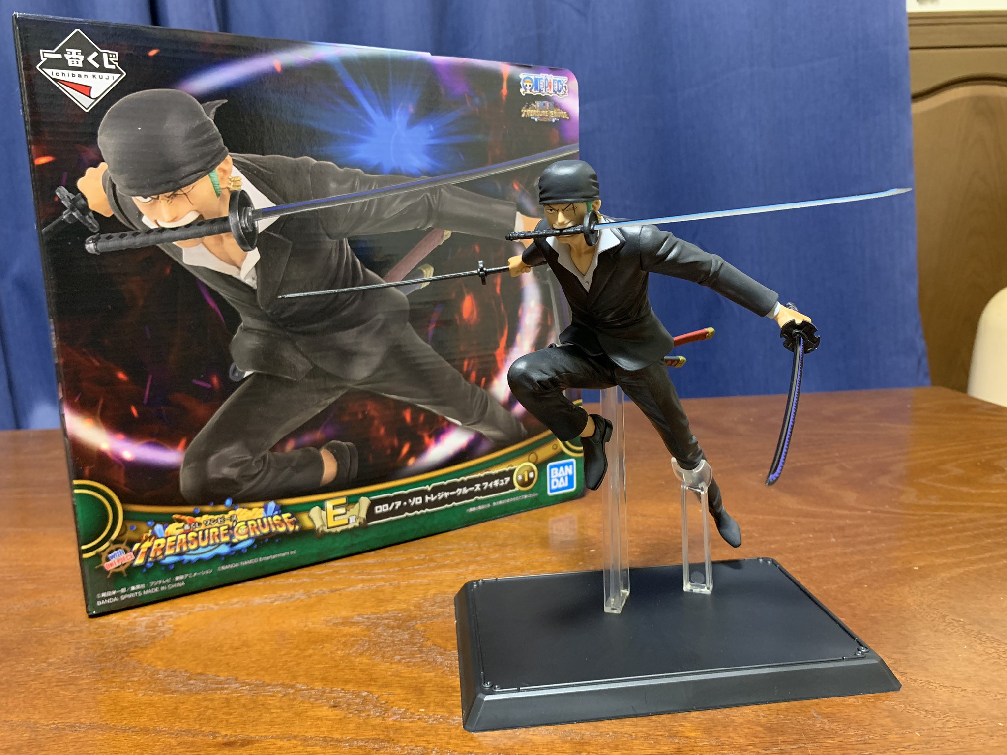 Zoro ของแท้ JP แมวทอง - Ichiban Kuji Banpresto [โมเดลวันพีช]