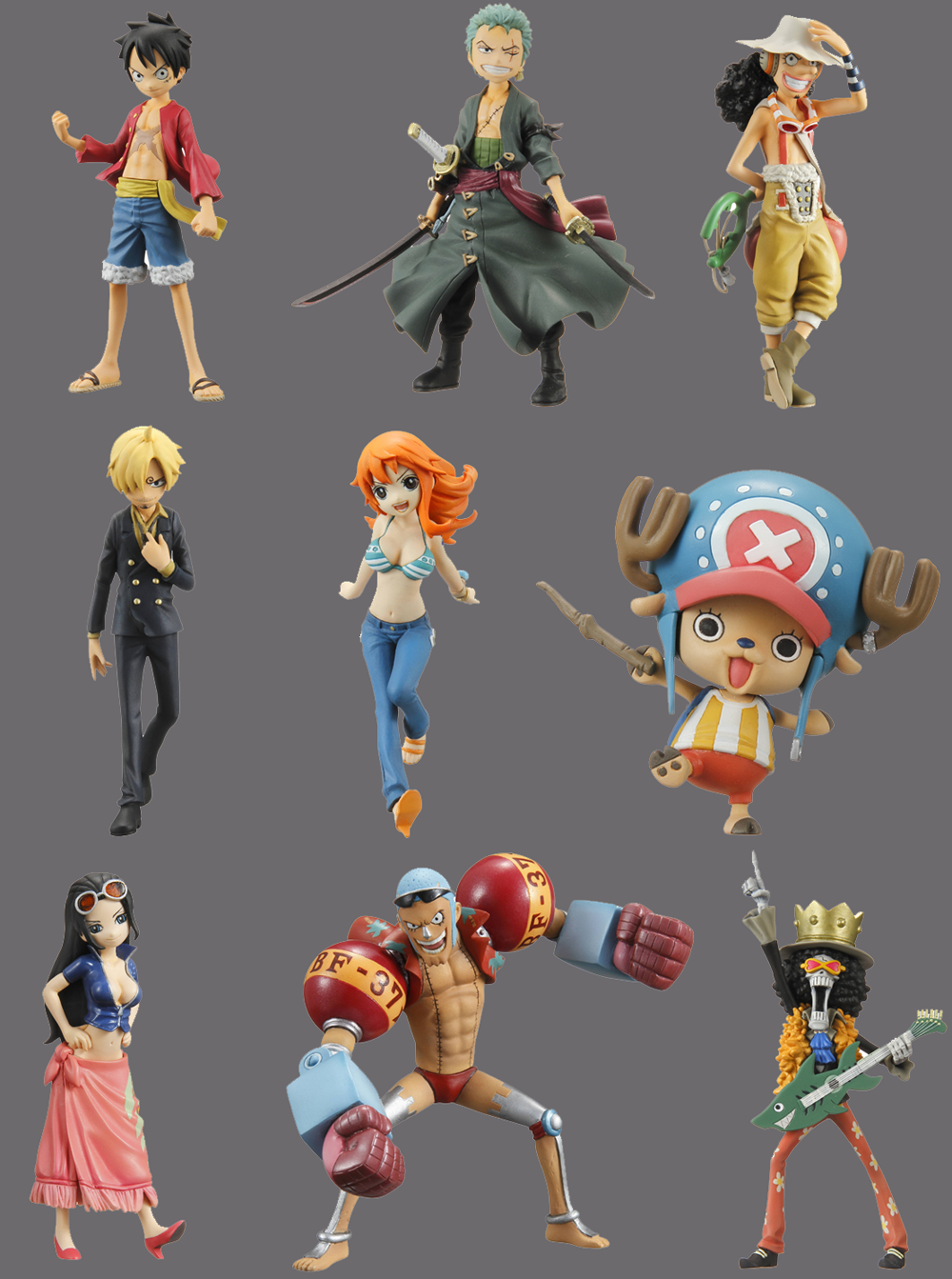 Straw Hat Pirates New World Set ของแท้ JP แมวทอง - Half Age