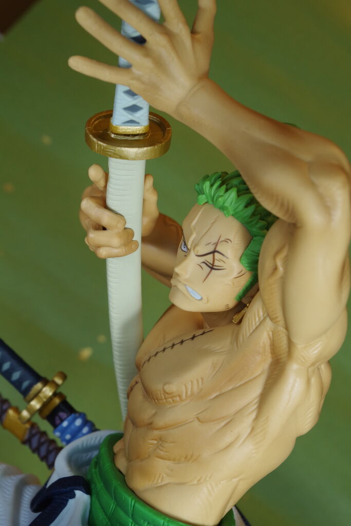 Zoro Wano (The Brush) ของแท้ JP แมวทอง - Super Master Stars Piece Banpresto [โมเดลวันพีช]
