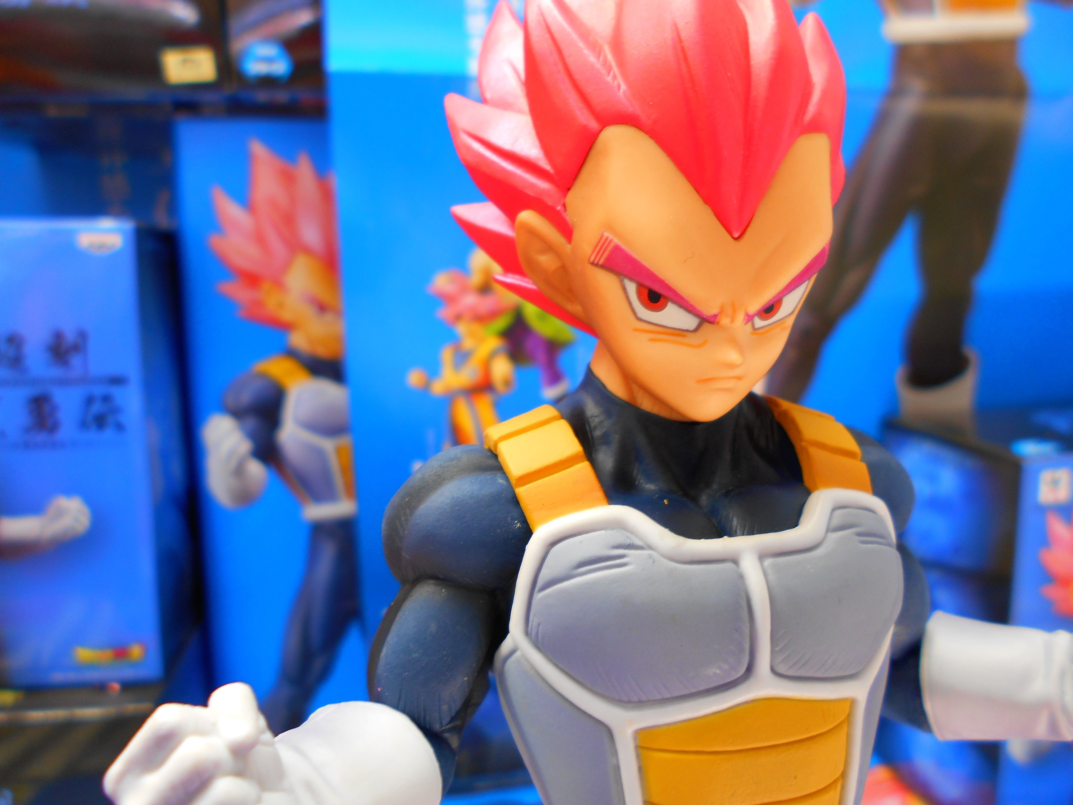 Vegeta Super Saiyan God ของแท้ JP แมวทอง - Choukoku Buyuuden Banpresto [โมเดลดราก้อนบอล]