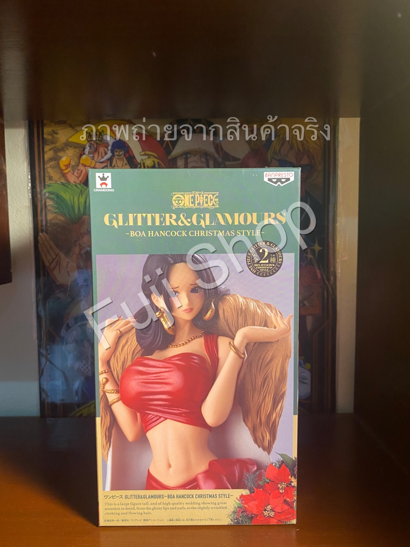 Boa Hancock Christmas Style ของแท้ JP แมวทอง - Glitter & Glamours Banpresto [โมเดลวันพีช]