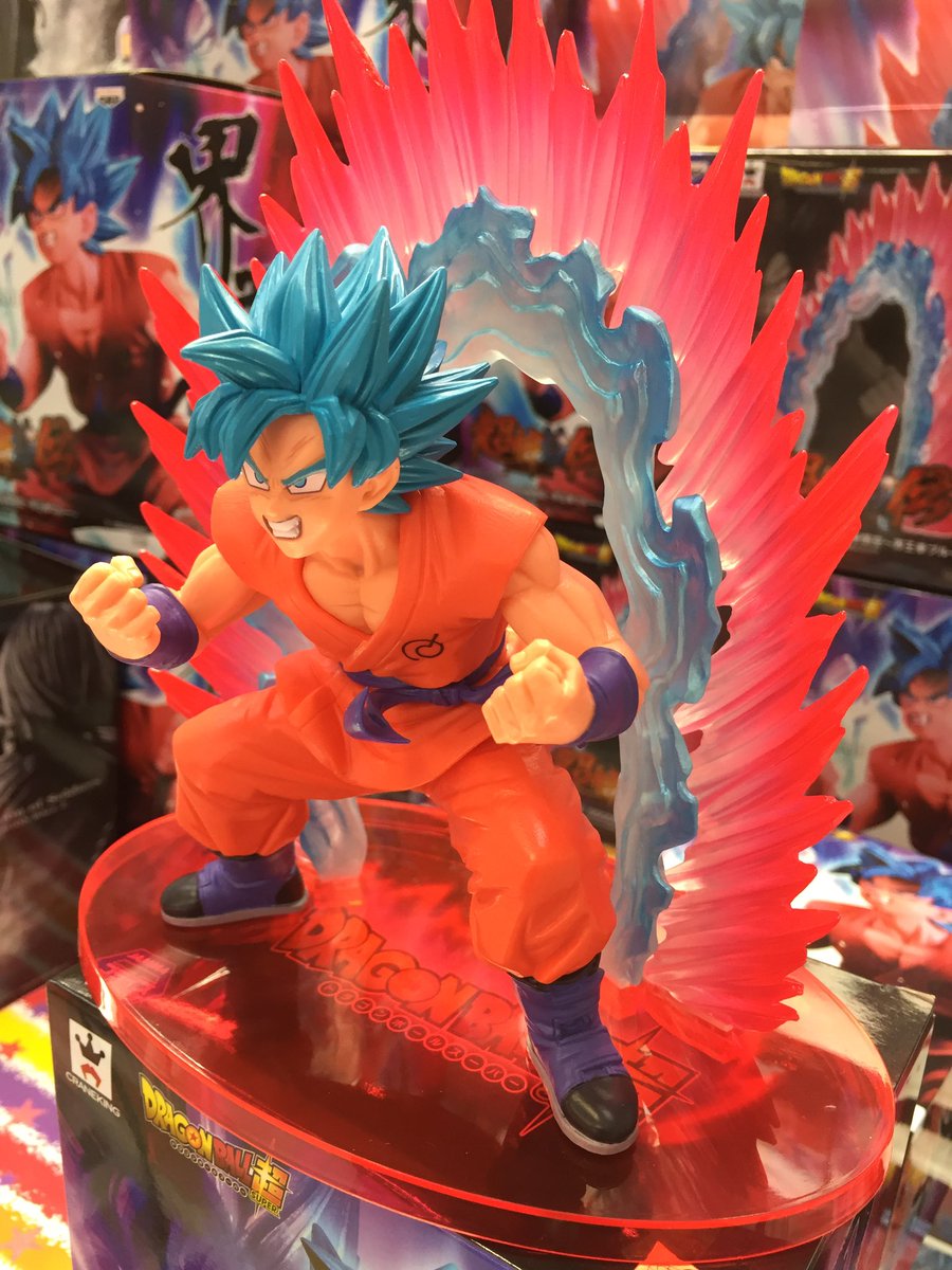 Goku Super Saiyan Blue ของแท้ JP แมวทอง - SSGSS Banpresto [โมเดลดราก้อนบอล] (1 ตัว + Aura)