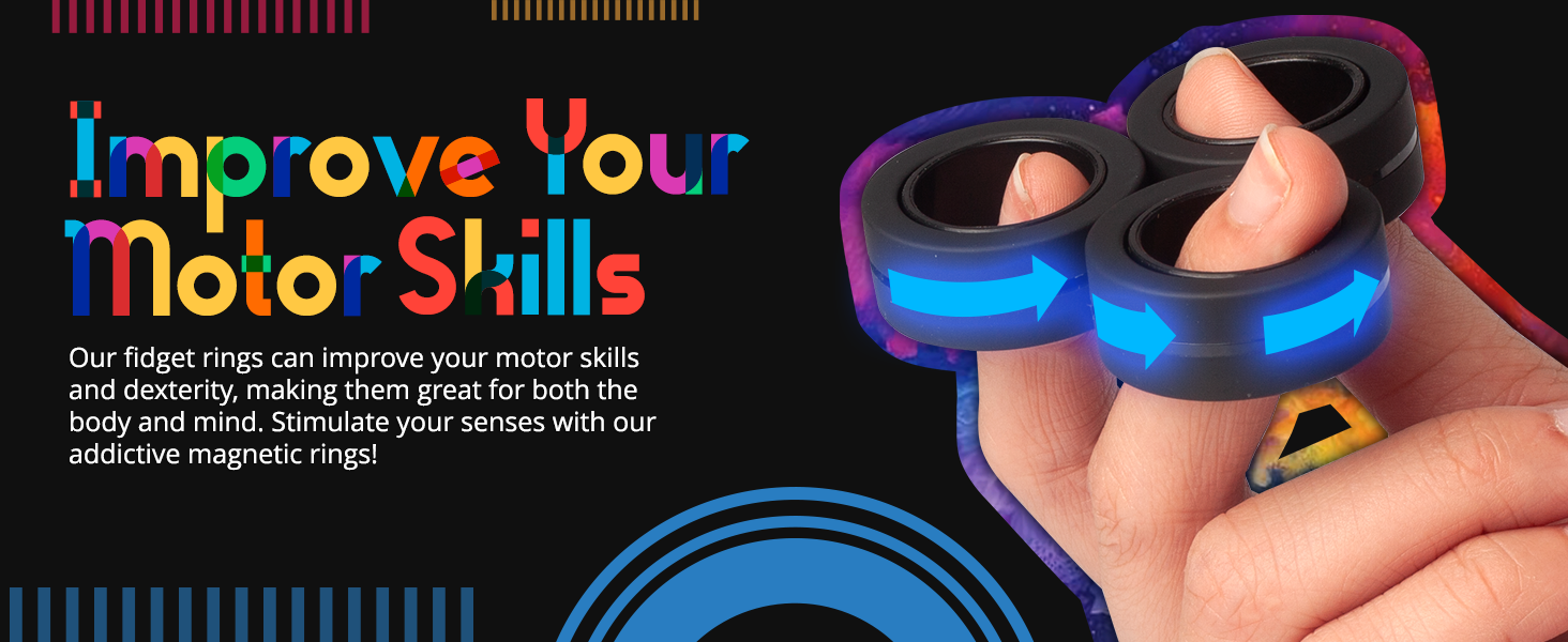 Magnetic Fidget Rings ของแท้ USA - BunMo [ สินค้าพร้อมส่ง ]