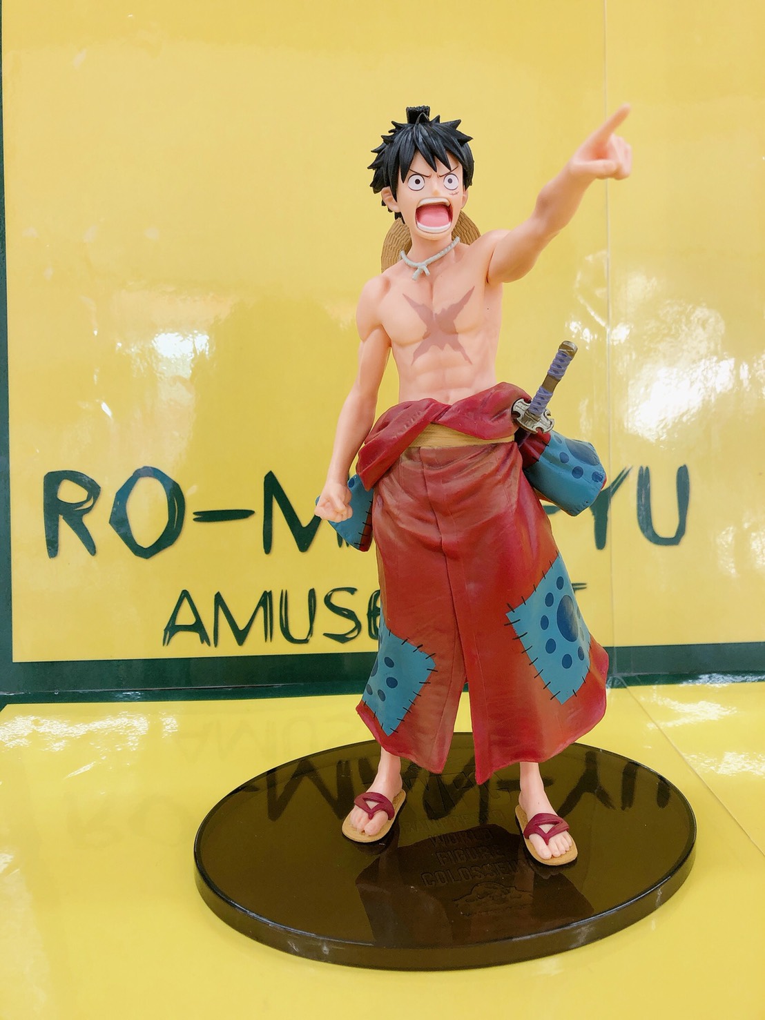 Luffy Wano ของแท้ JP แมวทอง - Banpresto World Figure Colosseum [โมเดลวันพีช]
