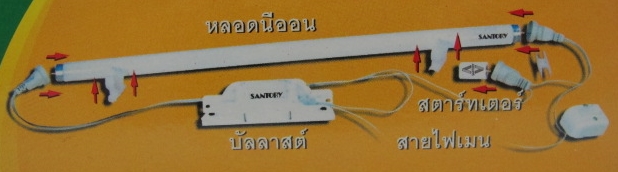 จุ๊บนีออน 40 w