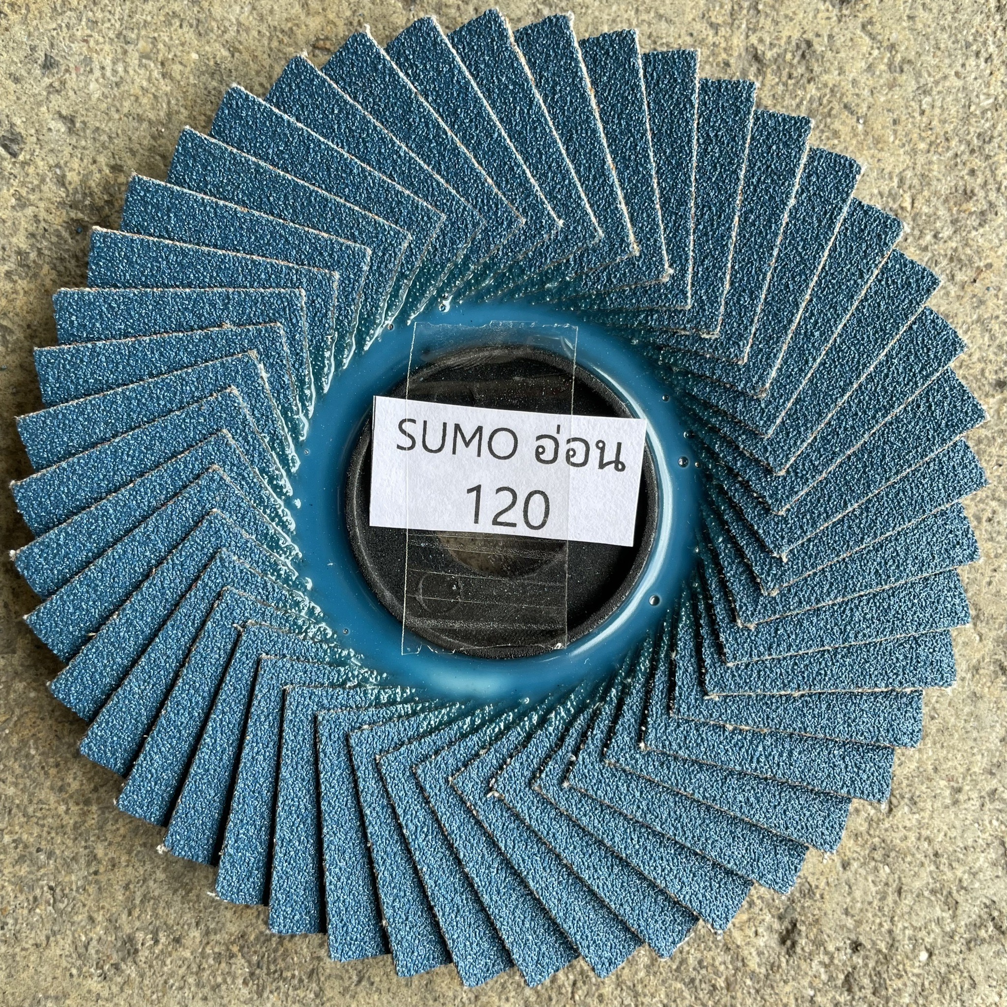 จานทรายซ้อนหลังอ่อน SUMO 4 นิ้ว