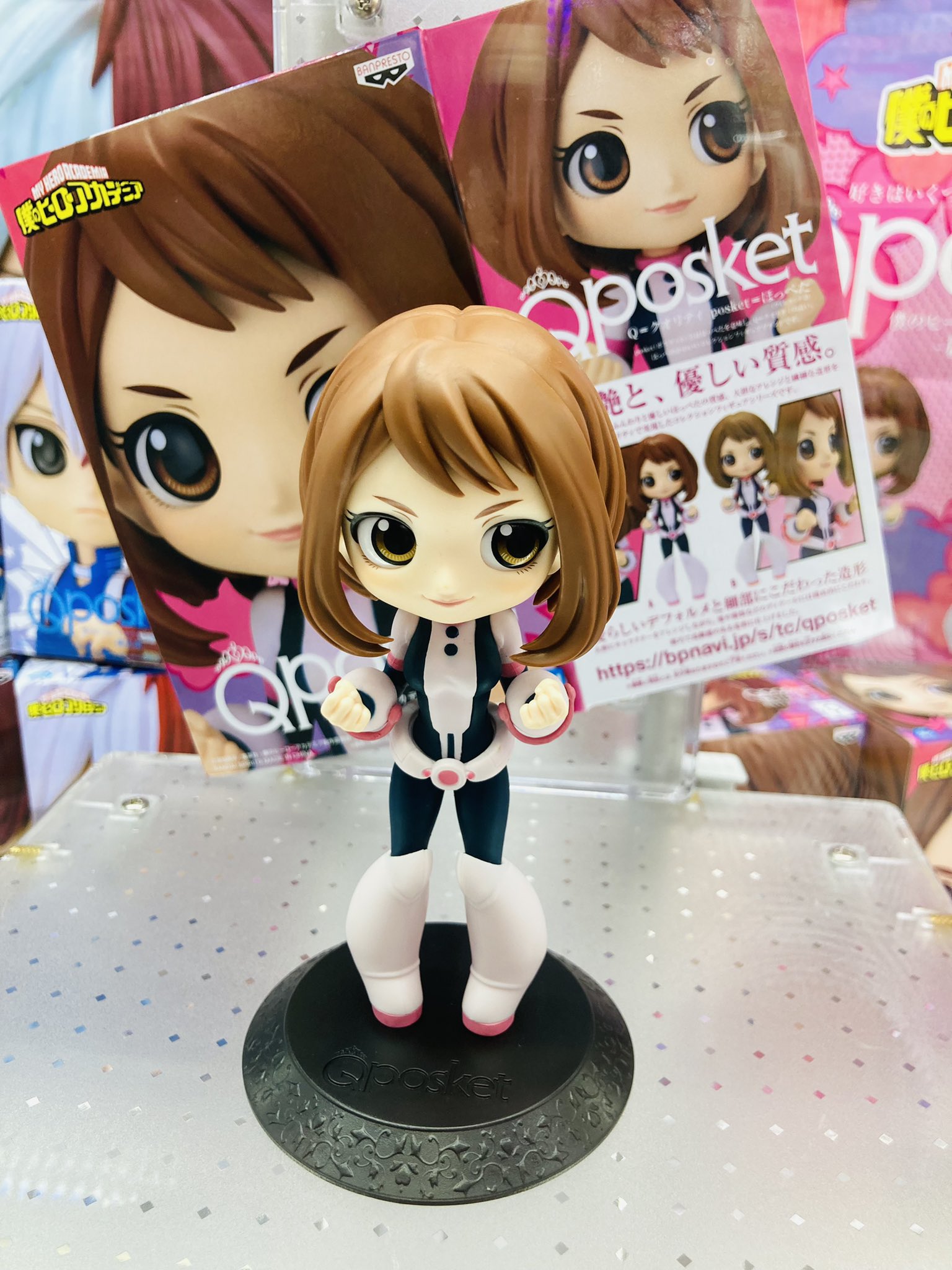 Uraraka ของแท้ JP - Q Posket Banpresto [โมเดล My Hero Academia]