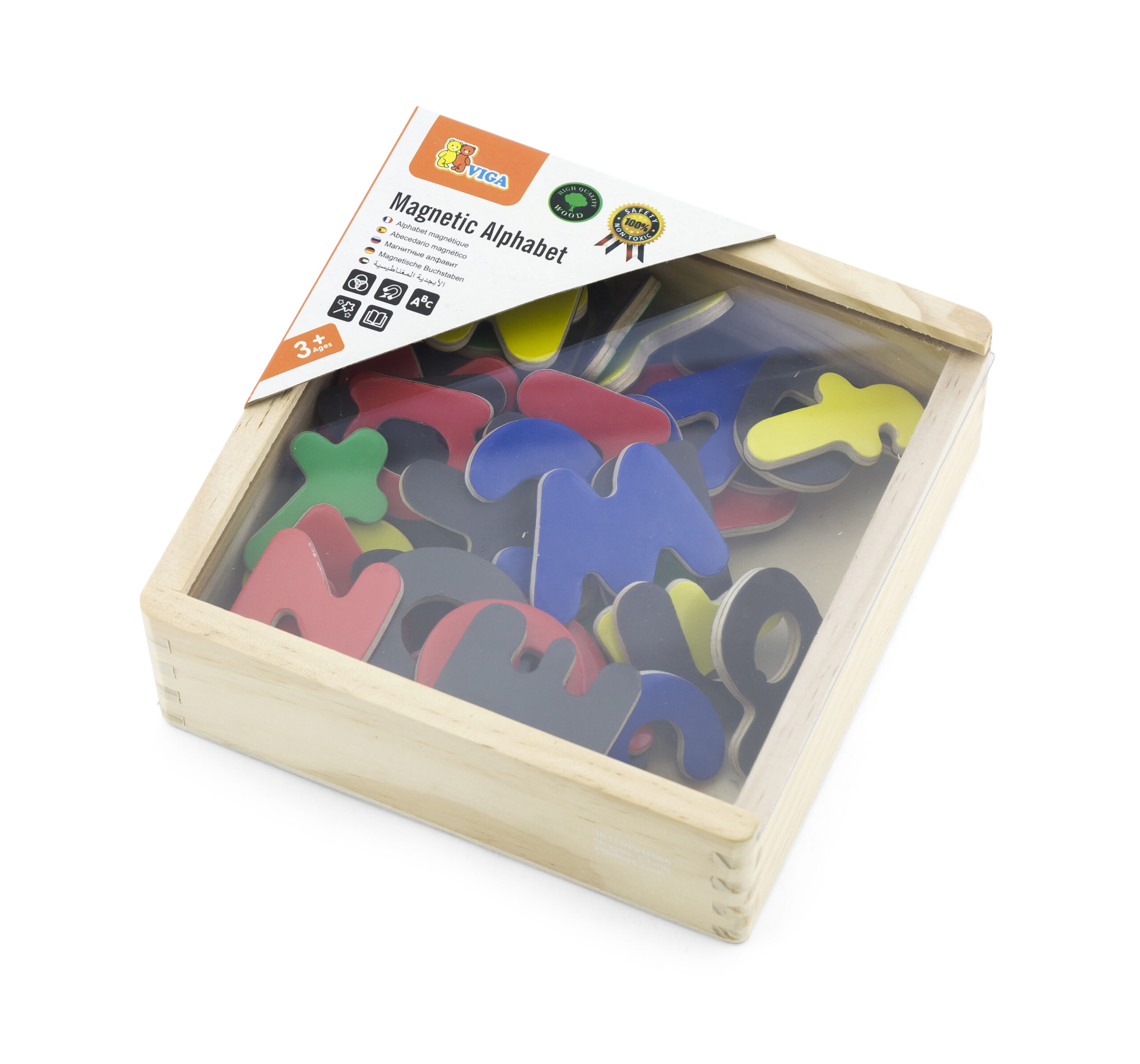 ชุดเรียนรู้อักษรภาษาอังกฤษไม้แถบแม่เหล็ก แบบ ตัวพิมพ์ใหญ่และเล็ก จำนวน 52 ตัว,ของเล่นเสริมพัฒนาการ ,ของเล่นเสริมทักษะ,ของเล่นเด็ก, สื่อการสอนอนุบาล