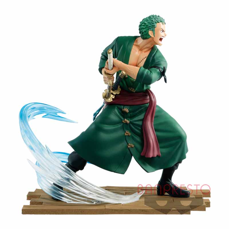 Zoro & Sanji ของแท้ JP แมวทอง - Log File Selection Banpresto [โมเดลวันพีช] (2 ตัว)