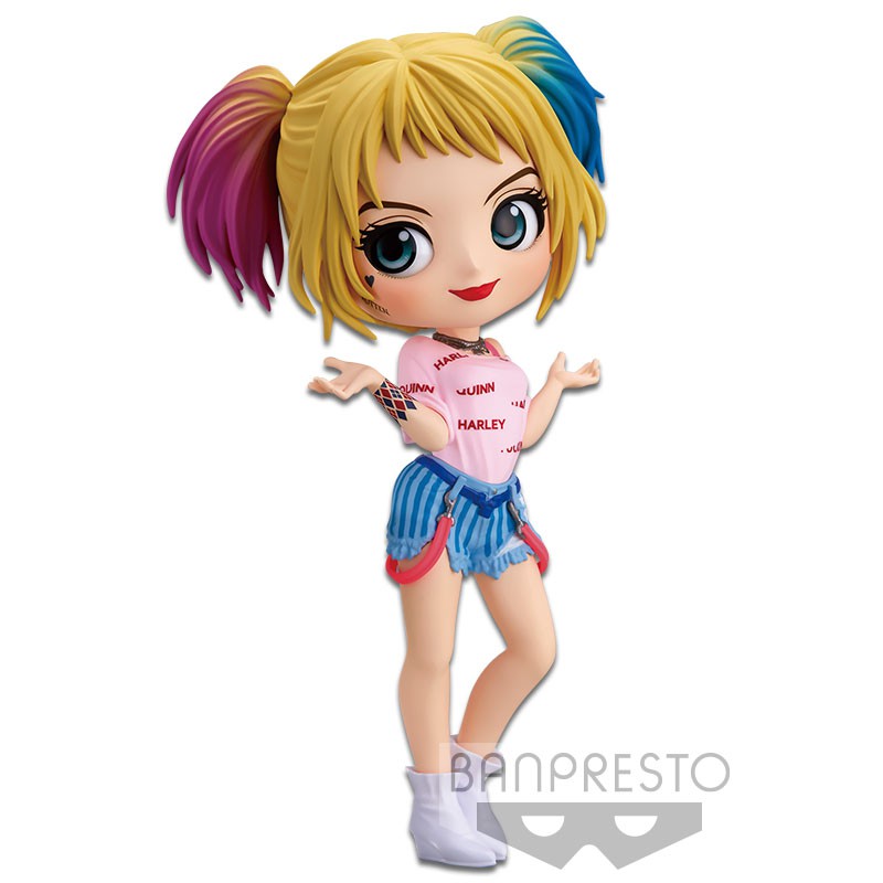 Harley Quinn - Pastel Color ของแท้ JP - Q Posket Banpresto [โมเดล DC]