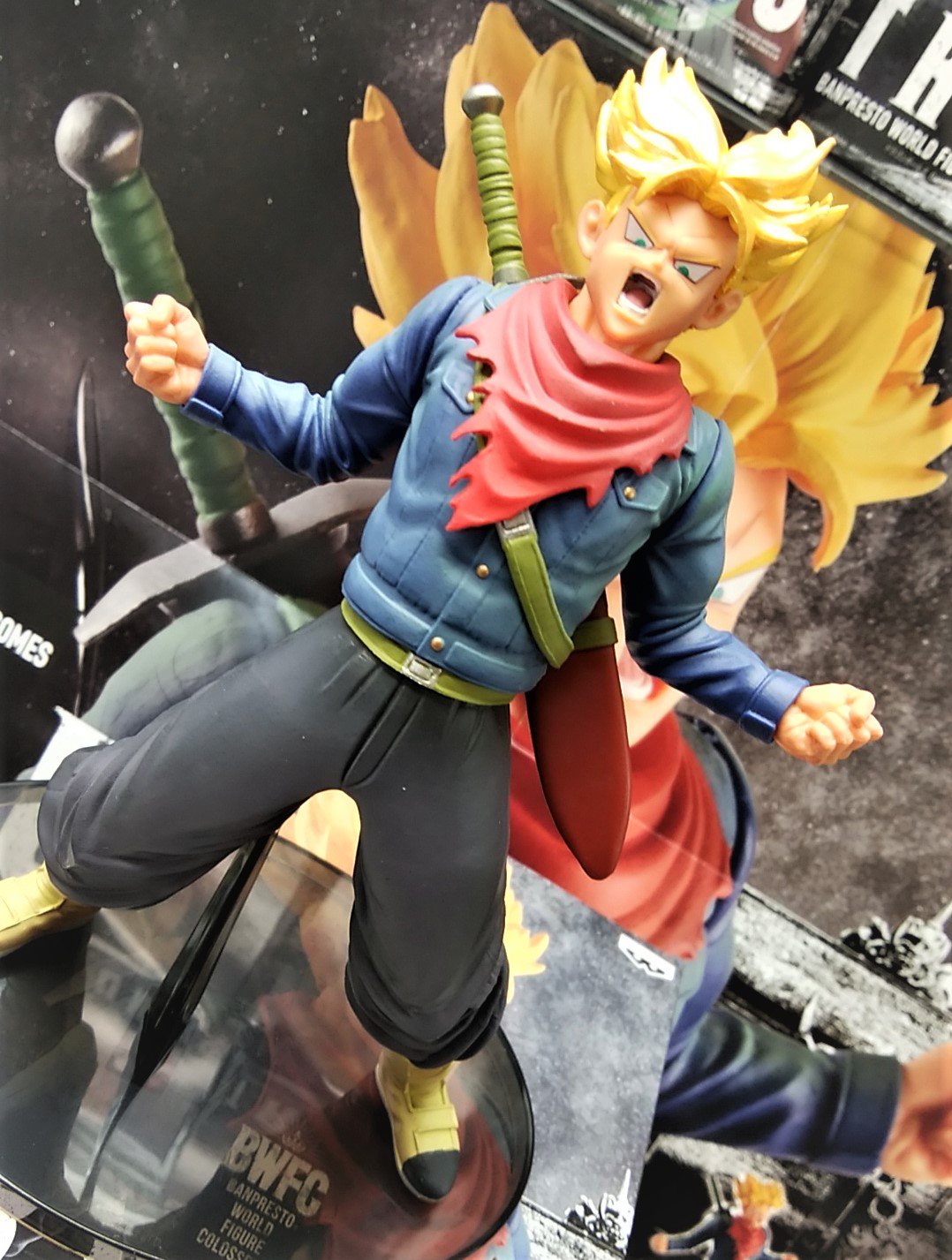 Trunks Super Saiyan ของแท้ JP แมวทอง - Banpresto World Figure Colosseum [โมเดลดราก้อนบอล]