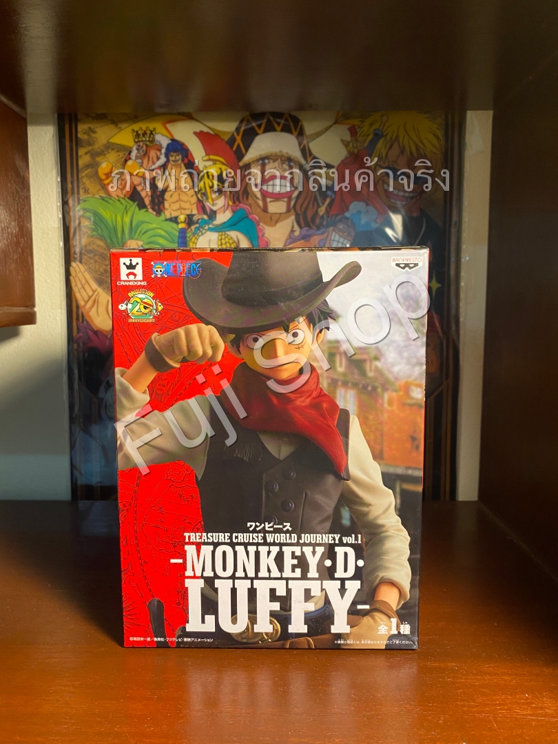 Luffy ของแท้ JP แมวทอง - Treasure Cruise World Journey Banpresto [โมเดลวันพีช]