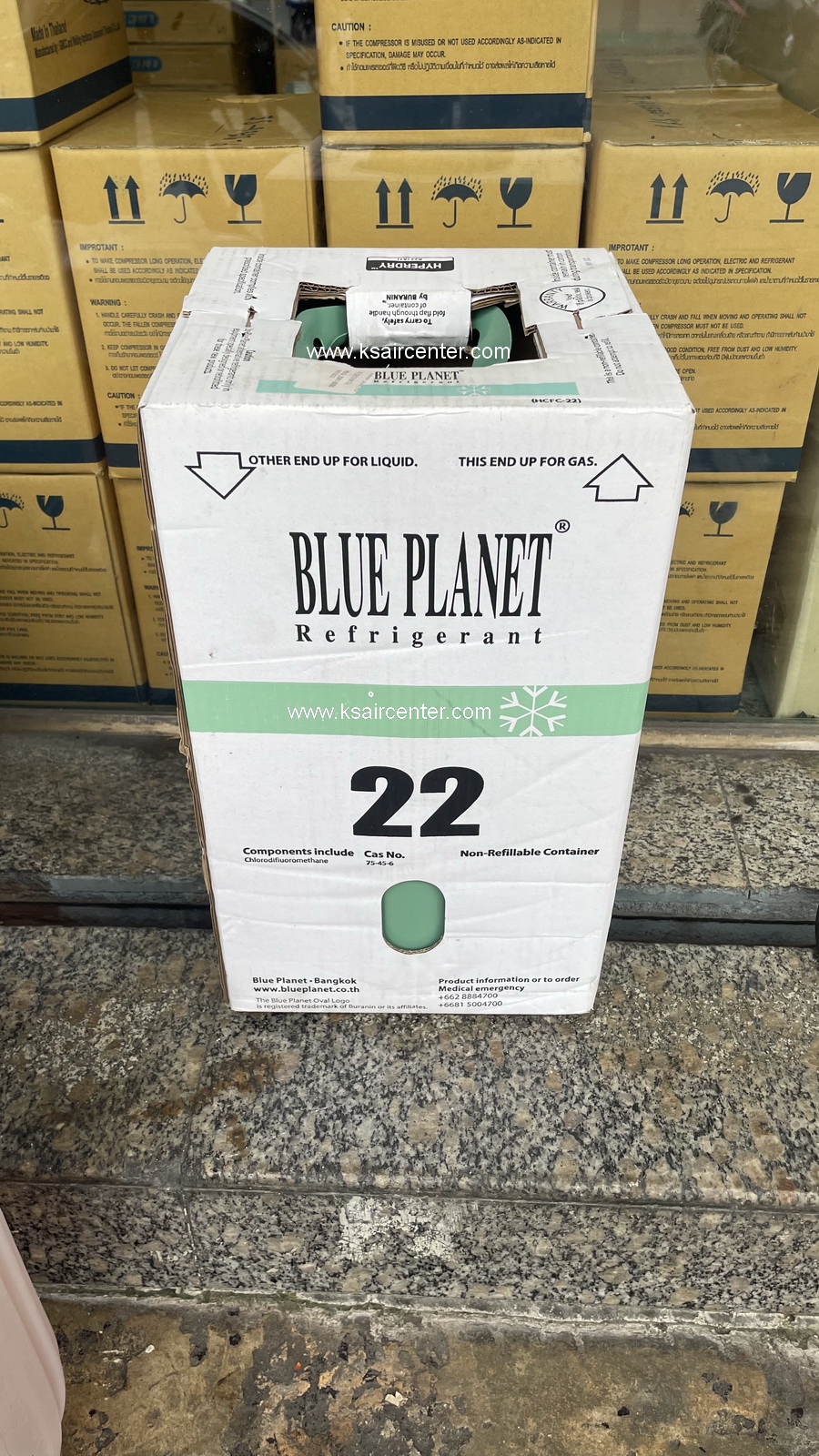 น้ำยาแอร์ R-22 BLUEPLANET