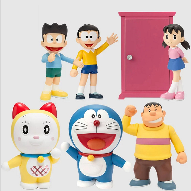 Doraemon & Friend Set ของแท้ JP - Figuarts Zero Bandai [โมเดล Doraemon] (6 ตัว)