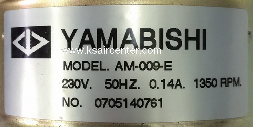 มอเตอร์ ตู้แช่ YAMABISHI ขนาด 10 W (สีทอง) (รหัสสินค้า 066002)