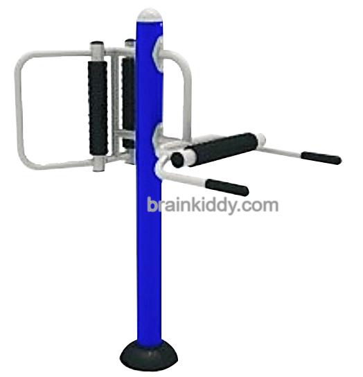 เครื่องออกกำลังกาย กลางแจ้ง ชุดอุปกรณ์ นวดหลัง แบบผสม แนวตั้ง แนวนอน ลานกีฬา อเนกประสงค์ สนามกีฬา ขนาด 80 x 105 x 150 ซม.