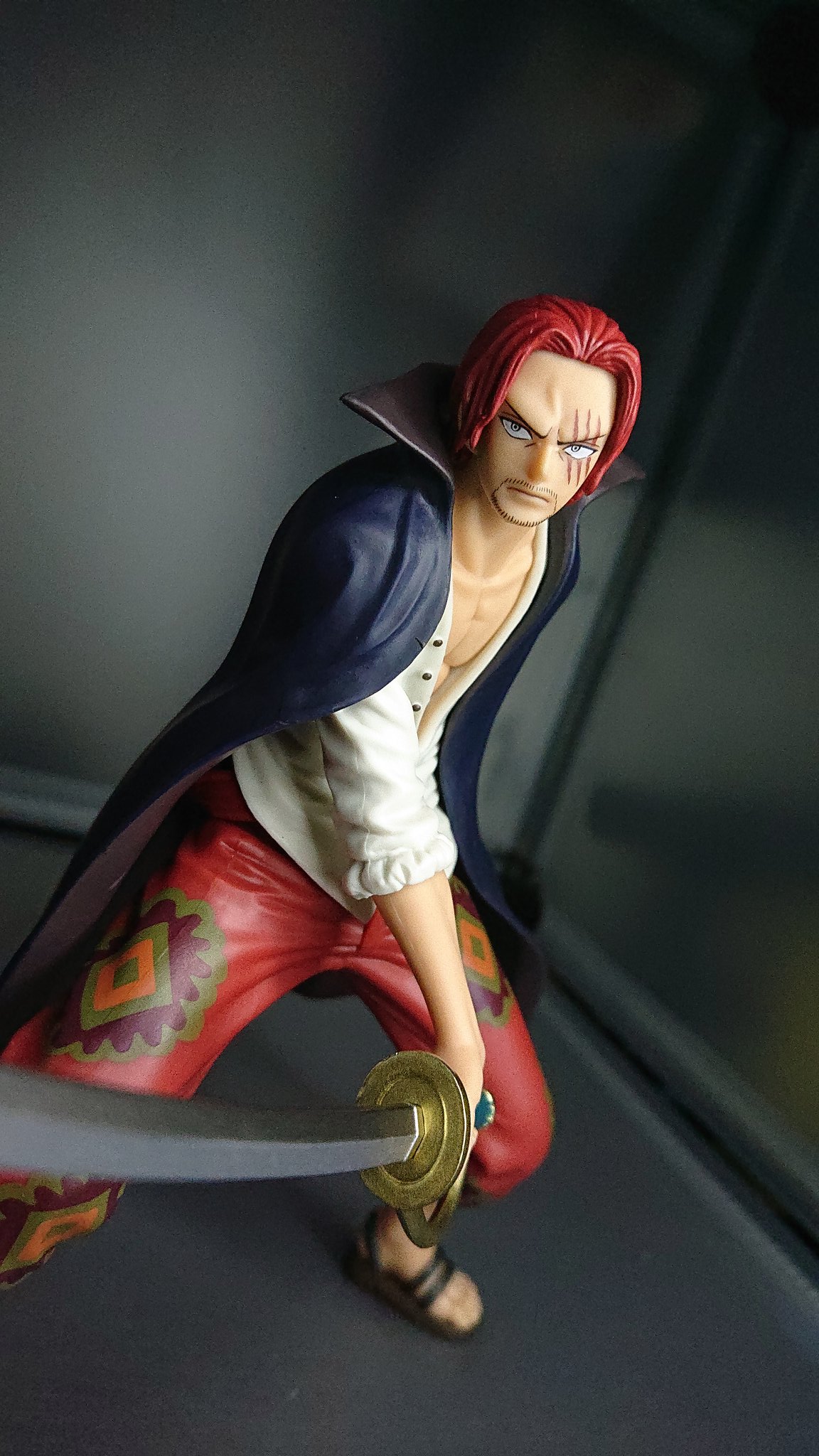 Shanks Film Red ของแท้ JP แมวทอง - DXF Banpresto [โมเดลวันพีช]