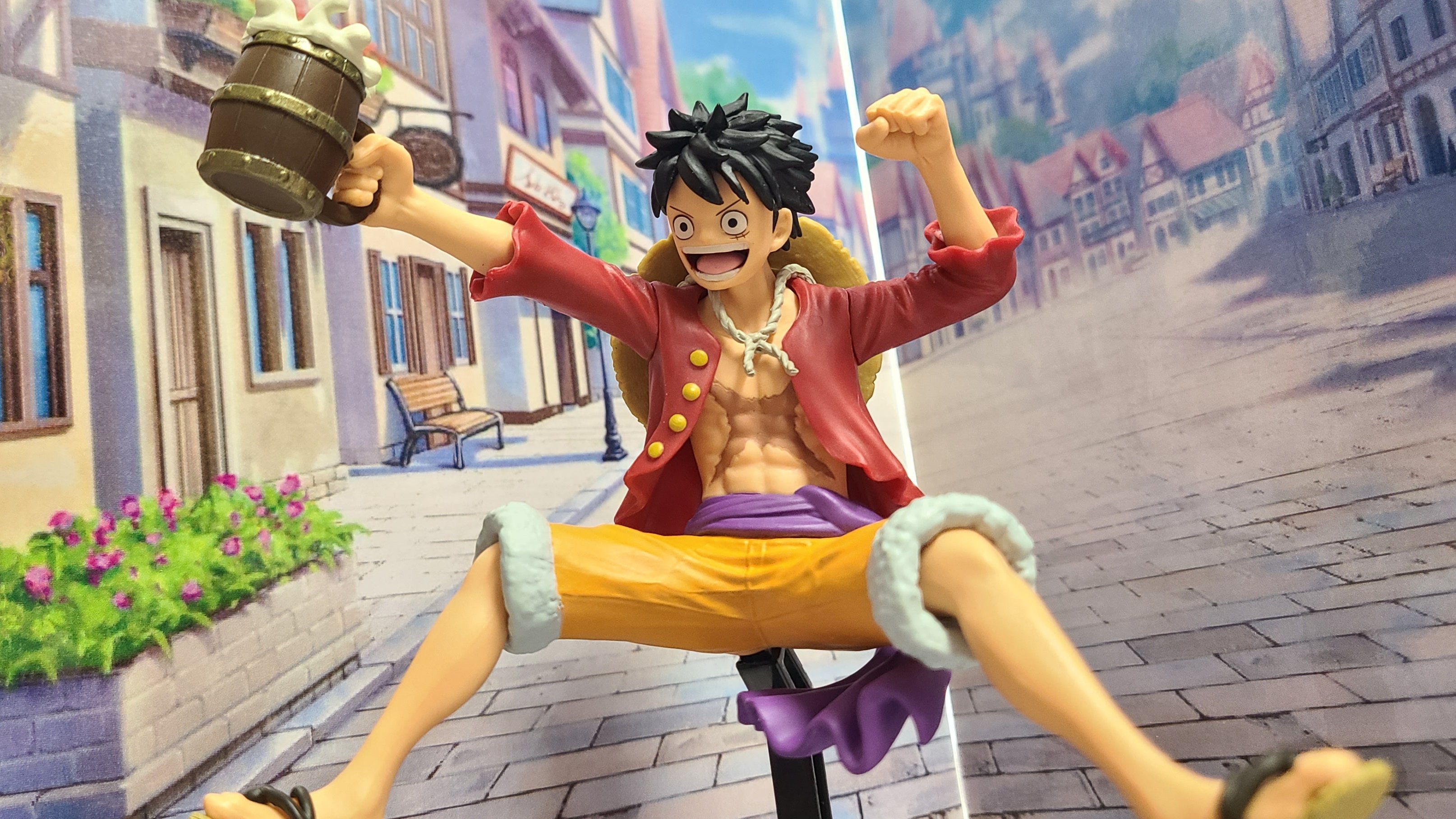 Luffy ของแท้ JP แมวทอง - Banpresto [โมเดลวันพีช]