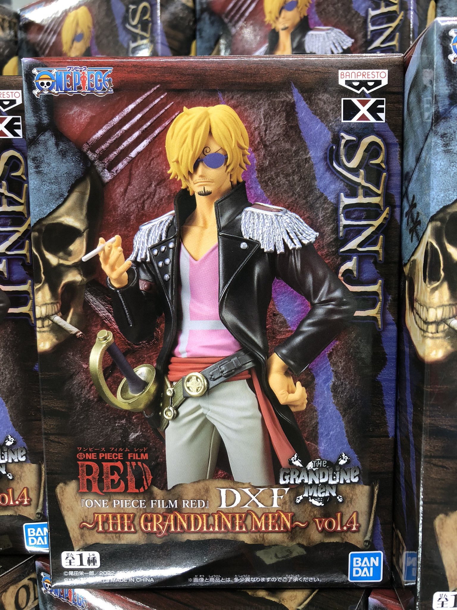 Sanji Film Red ของแท้ JP แมวทอง - Grandline Men Banpresto [โมเดลวันพีช]