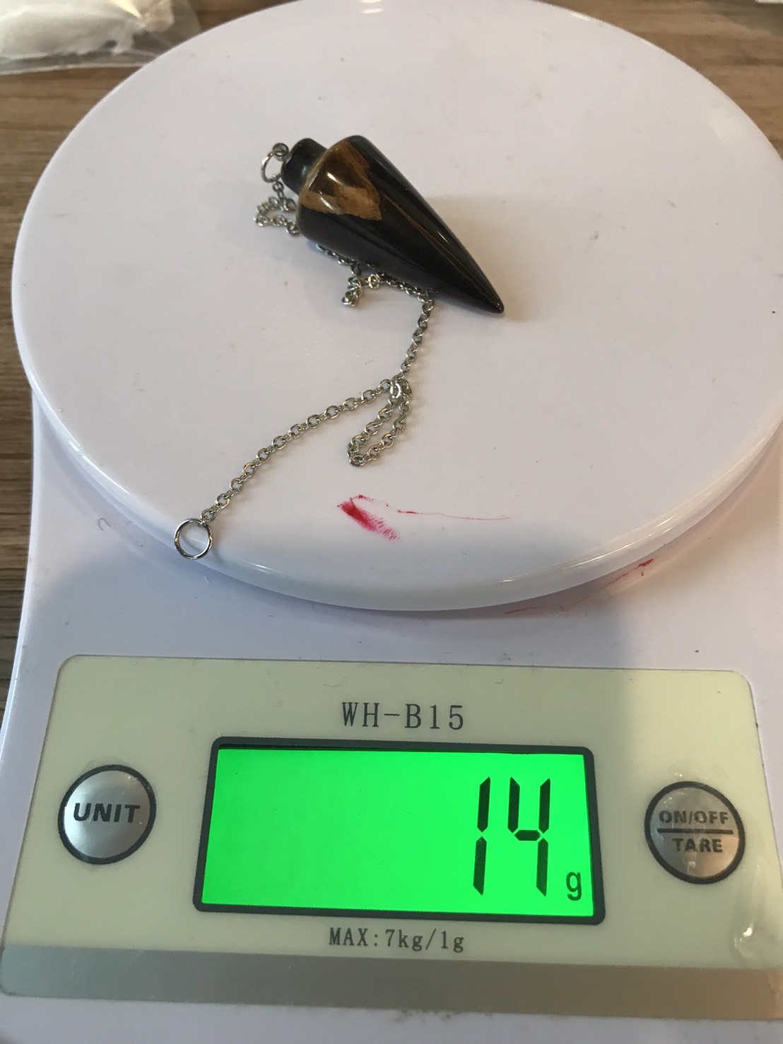 เพนดูลัมไทเกอร์อาย Tiger eye (14g)