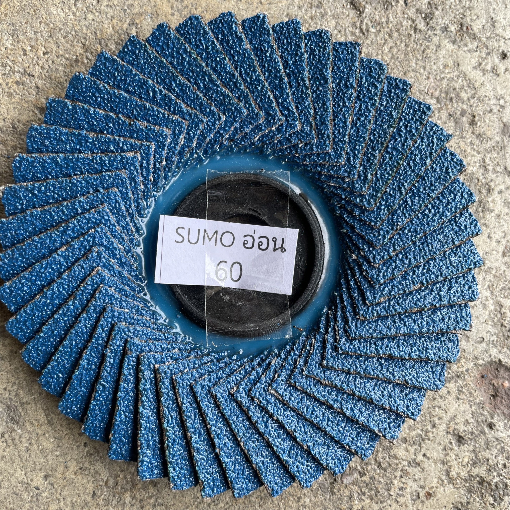 จานทรายซ้อนหลังอ่อน SUMO 4 นิ้ว