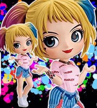 Harley Quinn - Pastel Color ของแท้ JP - Q Posket Banpresto [โมเดล DC]