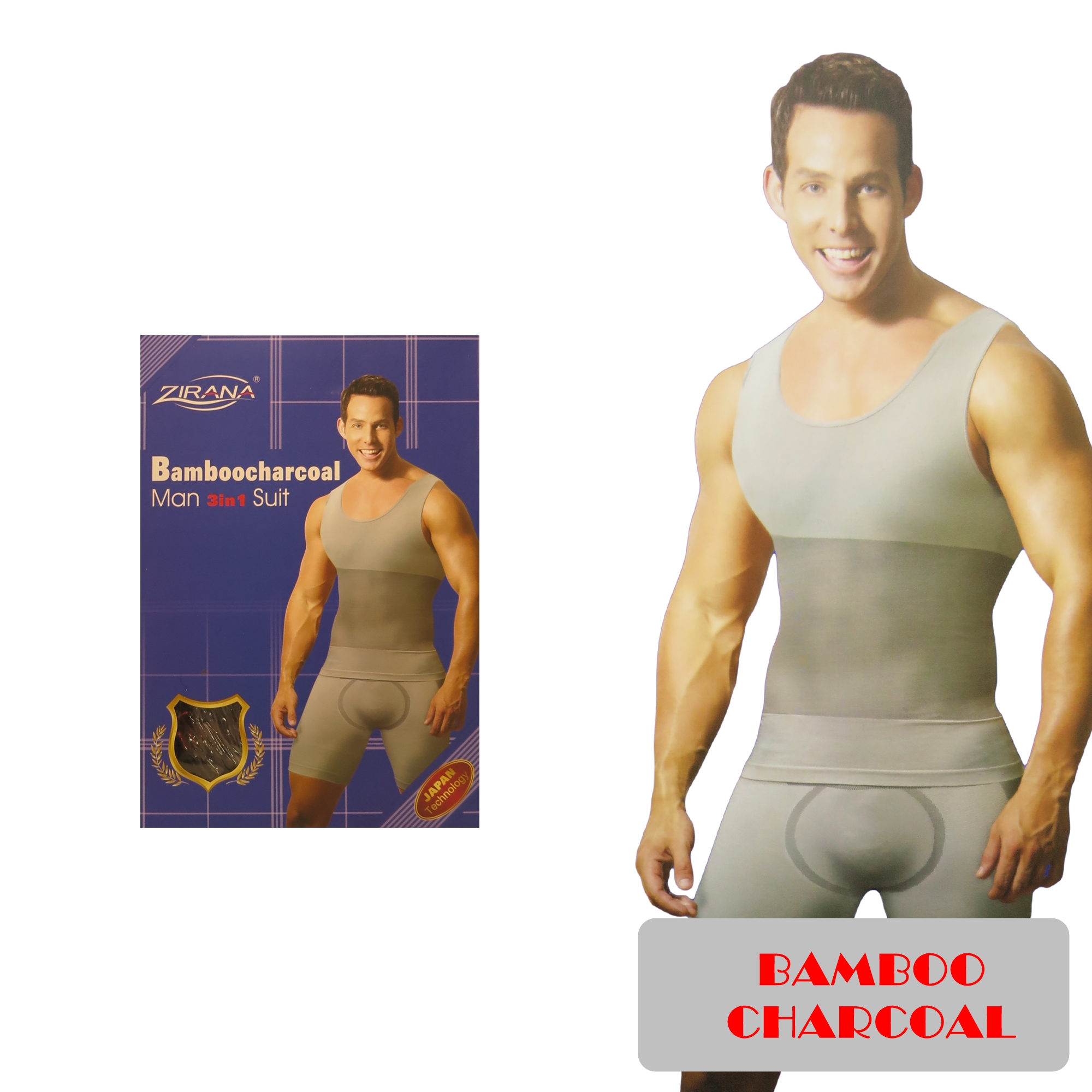 Zirana Bamboo charcoal Man 3 in 1 เทคโนโลยีจากประเทศญี่ปุ่น
