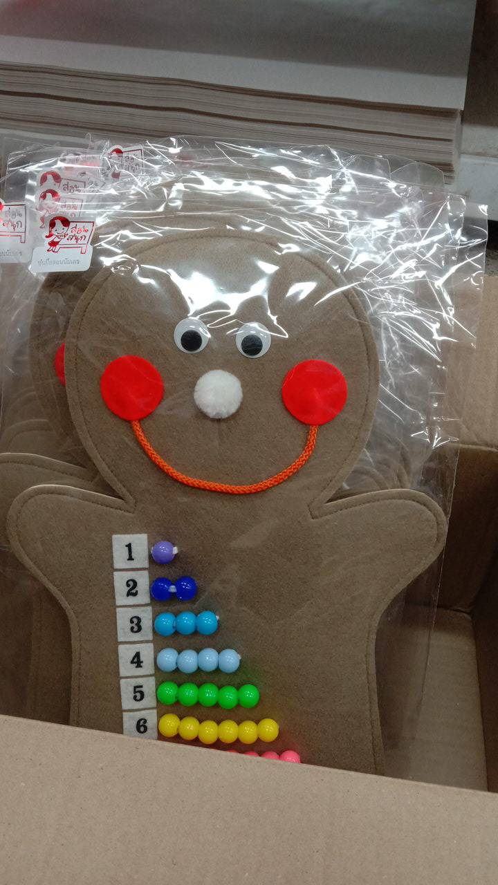 1375 หุ่นมือสอนนับเลข ของเล่นเสริมพัฒนาการ ,ของเล่นเสริมทักษะ,ของเล่นเด็ก, สื่อการสอนอนุบาล