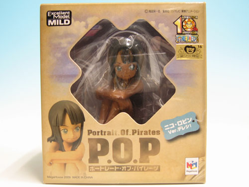 Robin ของแท้ JP แมวทอง - POP Mild Megahouse [โมเดลวันพีช]