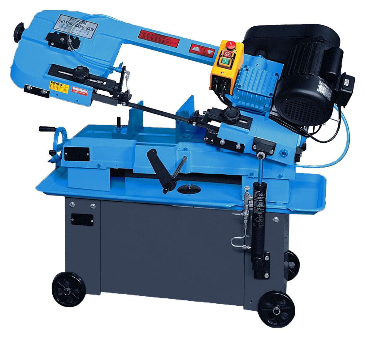 เครื่องเลื่อยสายพาน "DIN" ตัดสูงสุด 7" 220V. BANDSAW CUTTING 7"
