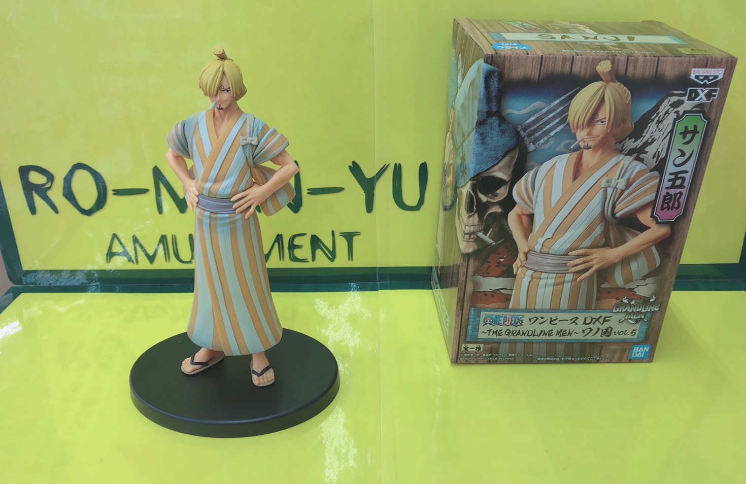 Sanji Wano ของแท้ JP แมวทอง - Grandline Men Banpresto [โมเดลวันพีช]