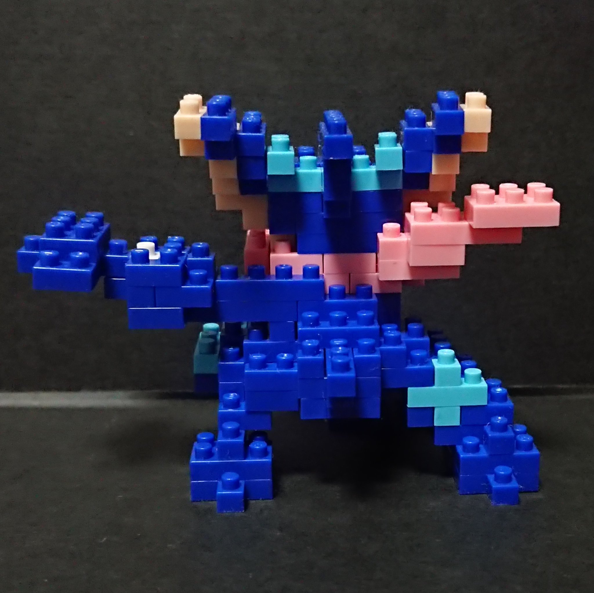 Greninja (แบบประกอบ) ของแท้ JP - Nanoblock Kawada [เลโก้โปเกมอน]