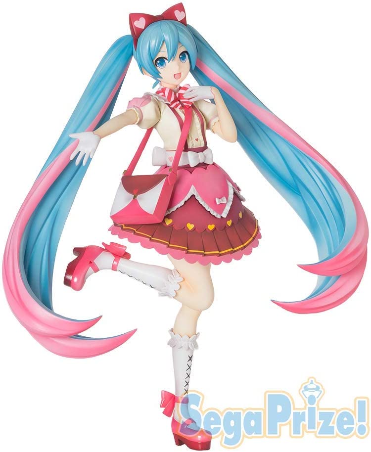 Miku Ribbon Heart ของแท้ JP - Super Premium Sega [โมเดล Project DIVA]