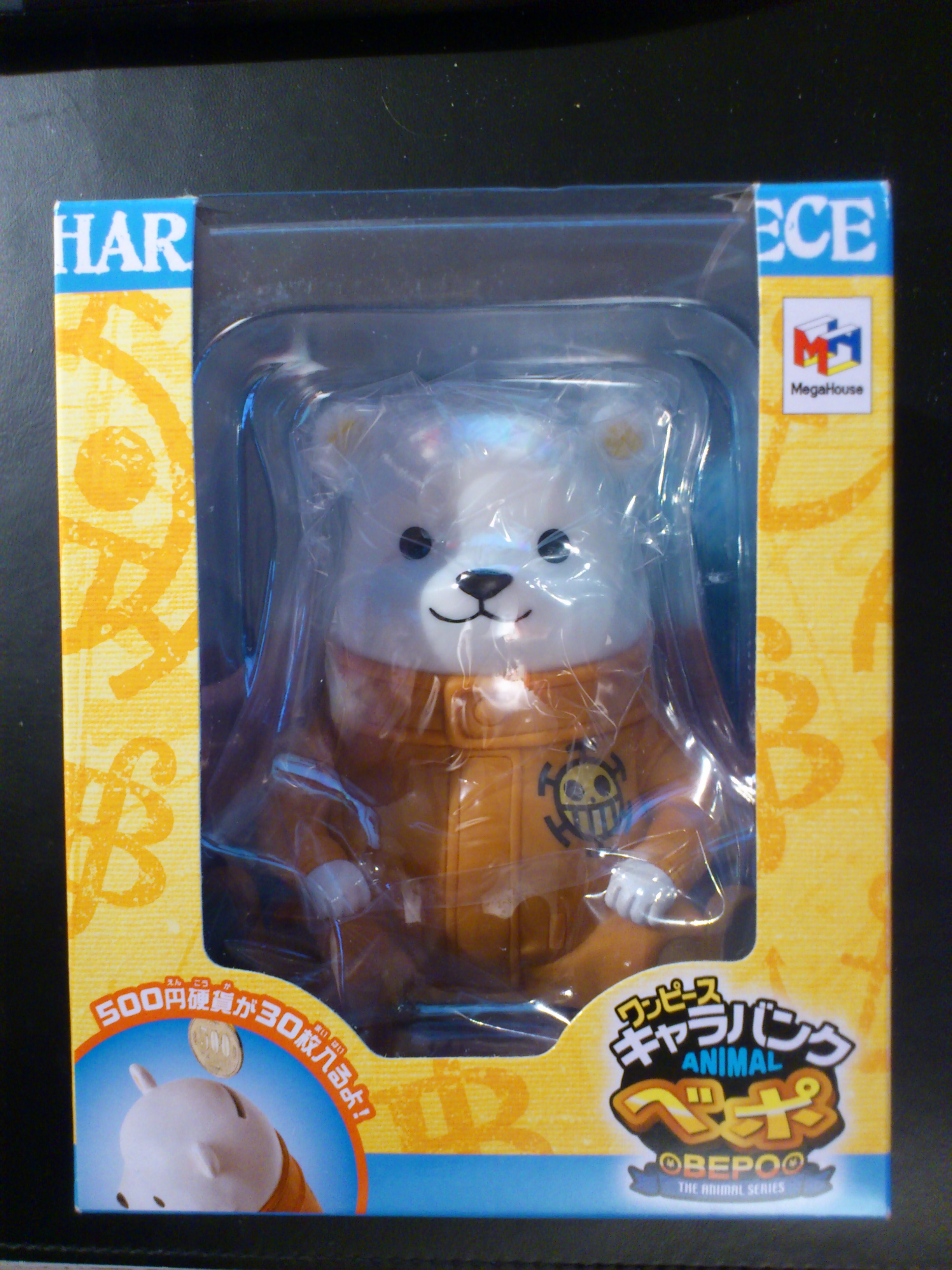 Bepo ของแท้ JP แมวทอง - Chara Bank Megahouse [โมเดลวันพีช]
