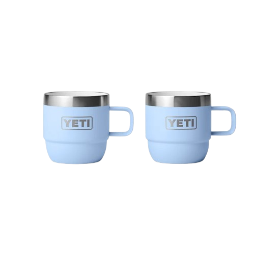 Rambler 6Oz Espresso Mug 2PK Big Sky Blue