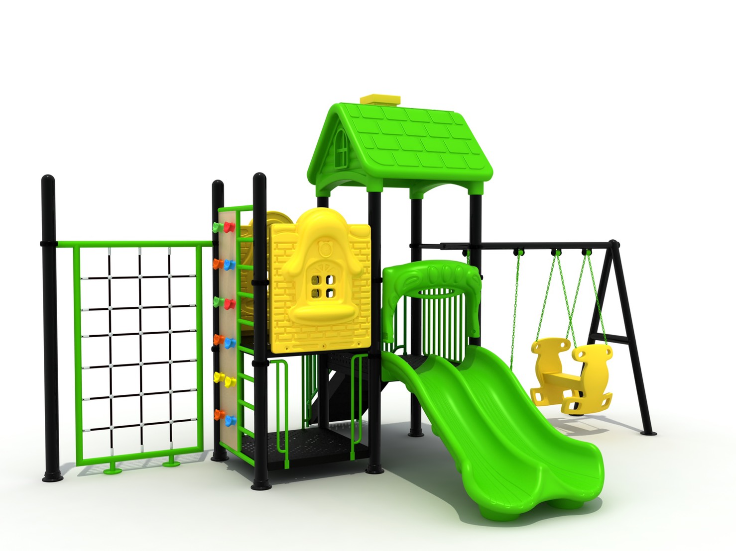 เครื่องเล่นสนาม กลางแจ้ง ชุดบ้านเด็กหรรษา,ปีนป่าย ชิงช้า สไลเดอร์, กระดานลื่น, ของเล่น,ครุภัณฑ์สนามเด็กเล่น, สพฐ,โครงการโรงเรียนประชารัฐ