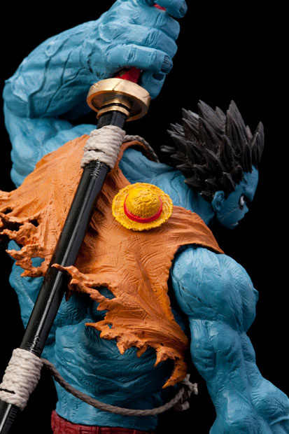 Luffy Nightmare ของแท้ JP แมวทอง - Scultures Banpresto [โมเดลวันพีช]