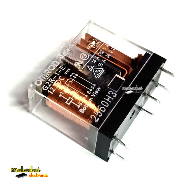 รีเลย์ G2R-1-E 12VDC 8ขา 16A