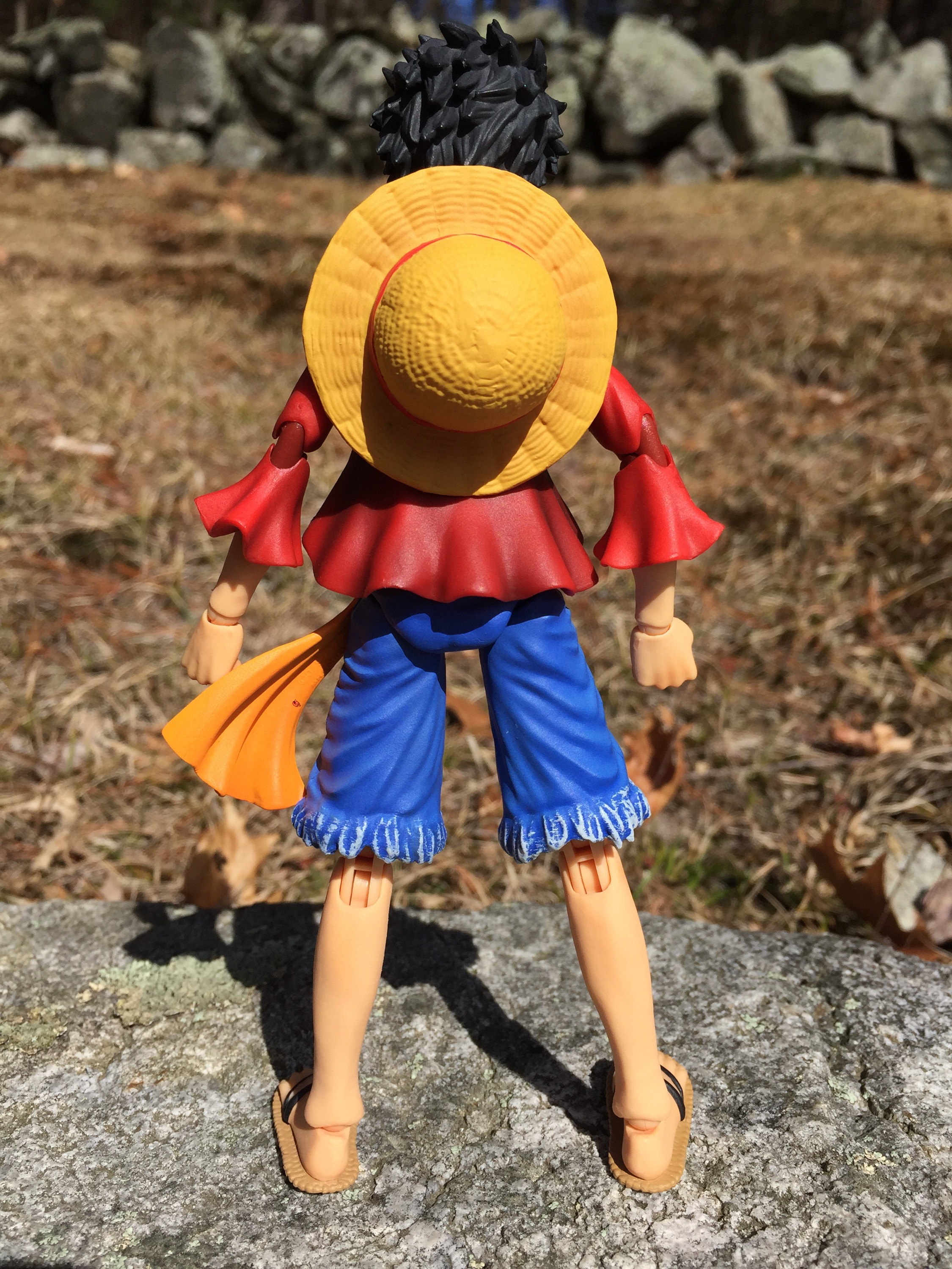 Luffy (ขยับได้) ของแท้ JP แมวทอง - Variable Action Heroes Megahouse [โมเดลวันพีช]
