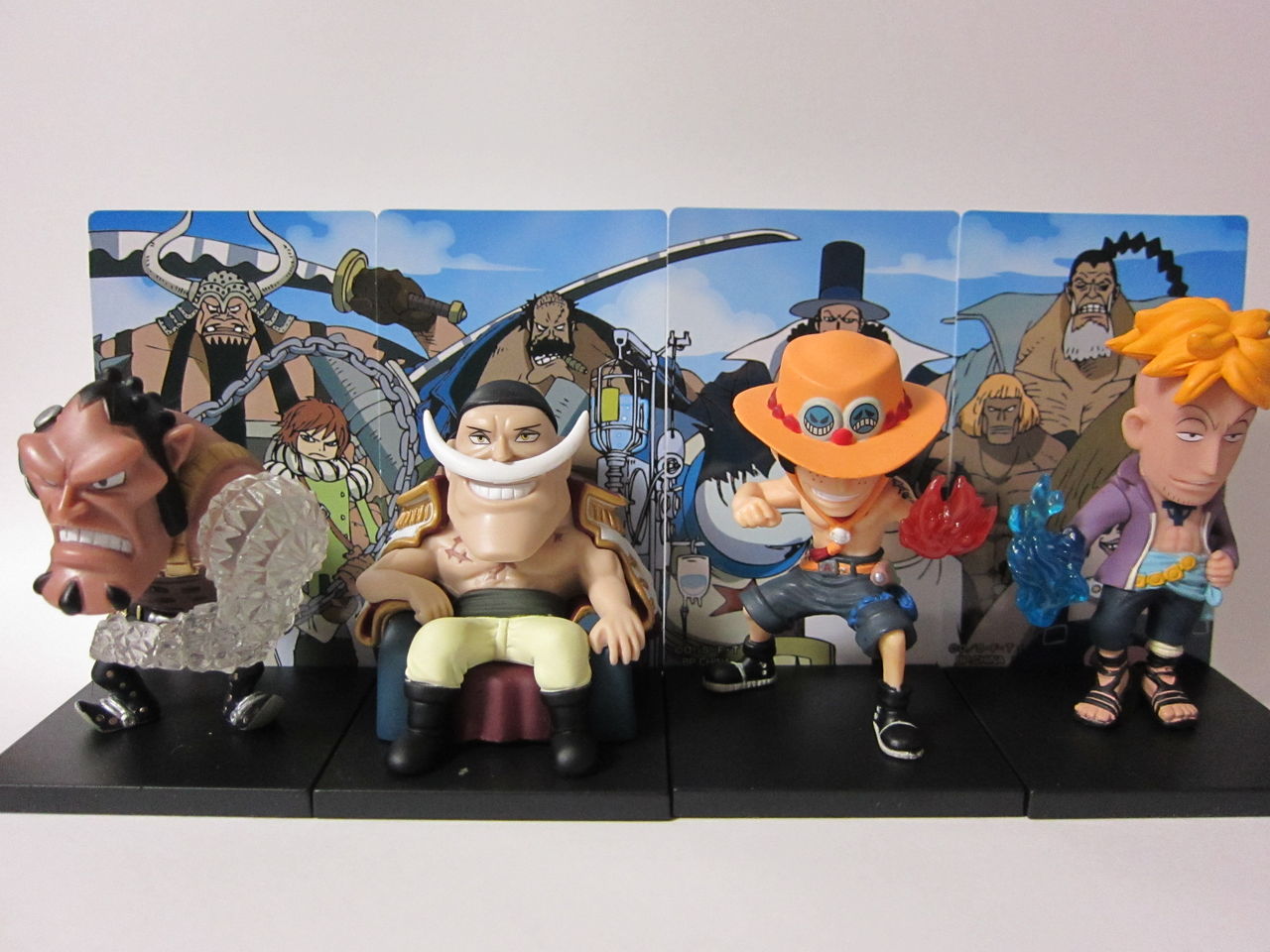 The Legend of Edward Newgate Set ของแท้ JP แมวทอง - WCF Ichiban Kuji Banpresto [โมเดลวันพีช] (4 ตัว)